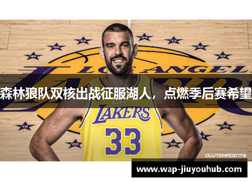 森林狼队双核出战征服湖人，点燃季后赛希望